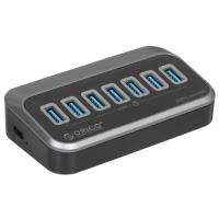 Купить USB-разветвитель ORICO M3U3-7A-10-BK-BP  5471157. Характеристики, отзывы и цены в Донецке