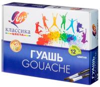 Купить Гуашь 12цв.,Луч Классика,банка 20 мл  9138885. Характеристики, отзывы и цены в Донецке