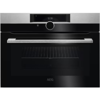 Купить Электрический духовой шкаф AEG KMK968000M серебристый  9118225. Характеристики, отзывы и цены в Донецке