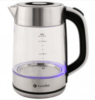 Купить Электрочайник GEMLUX GL-EK891G серебристый  8111680. Характеристики, отзывы и цены в Донецке