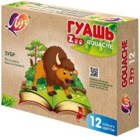Купить Гуашь 12цв.,Луч Zoo,банка 15 мл  9139207. Характеристики, отзывы и цены в Донецке