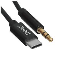 Купить Кабель   Pero USB Type-C - jack 3.5 мм черный  5365823. Характеристики, отзывы и цены в Донецке