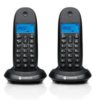 Купить Телефон беспроводной (DECT) Motorola C1002CB+  5465458. Характеристики, отзывы и цены в Донецке