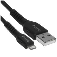 Купить Кабель круглый Lyambda Lightning 8-pin MFI - USB 2.0 Type-A черный 2.5 м  5497278. Характеристики, отзывы и цены в Донецке
