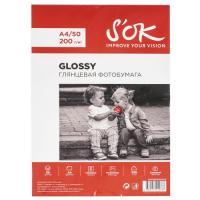 Купить Фотобумага S'OK SA4200050G-PE  9166012. Характеристики, отзывы и цены в Донецке