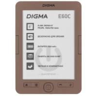 Купить 6" Электронная книга Digma E60C коричневый  5344917. Характеристики, отзывы и цены в Донецке
