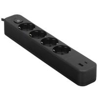 Купить Сетевой фильтр Intro SFE430-2xUSBAC-B черный  9131890. Характеристики, отзывы и цены в Донецке