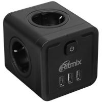 Купить Сетевой фильтр Ritmix RM-043 черный  9133308. Характеристики, отзывы и цены в Донецке