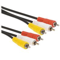 Купить Кабель   Perfeo 3RCA - 3RCA черный  5620258. Характеристики, отзывы и цены в Донецке