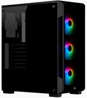 Купить Корпус Corsair iCUE 220T RGB [CC-9011190-WW] черный  1611300. Характеристики, отзывы и цены в Донецке