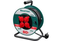 Купить Удлинитель силовой KRAFTOOL 55084-50 зеленый  9107325. Характеристики, отзывы и цены в Донецке