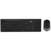 Купить Клавиатура+мышь беспроводная   Genius SlimStar 8230 черный  9140232. Характеристики, отзывы и цены в Донецке