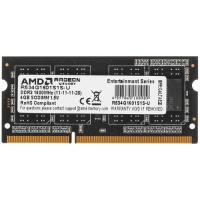 Купить Оперативная память SODIMM AMD Radeon R5 Entertainment Series [R534G1601S1S-U] 4 ГБ  1115787. Характеристики, отзывы и цены в Донецке