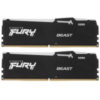 Купить Оперативная память Kingston FURY Beast Black RGB [KF560C30BBEAK2-16] 16 ГБ  5617281. Характеристики, отзывы и цены в Донецке
