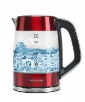 Купить Электрочайник Thomson GLASS K20ES-2001 RED красный  9099276. Характеристики, отзывы и цены в Донецке