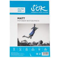 Купить Фотобумага S'OK SA4200050M-PE  9166020. Характеристики, отзывы и цены в Донецке