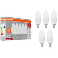 Купить Комплект светодиодных ламп Osram LVCLB60 7SW/840 230V E14 2X5  5417575. Характеристики, отзывы и цены в Донецке