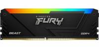 Купить Оперативная память Kingston FURY Beast Black RGB [KF436C18BB2A/32] 32 ГБ  9100101. Характеристики, отзывы и цены в Донецке