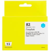 Купить Картридж T2 №82 IC-H4911 голубой  7963704. Характеристики, отзывы и цены в Донецке