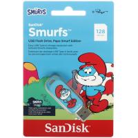 Купить Память USB Flash 128 ГБ Sandisk Smurf  5635909. Характеристики, отзывы и цены в Донецке