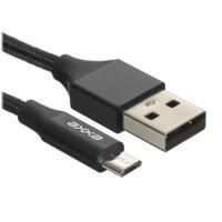Купить Кабель круглый AXXA micro USB - USB 2.0 Type-A черный 2 м  9113445. Характеристики, отзывы и цены в Донецке