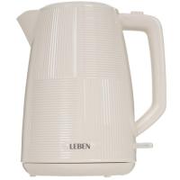 Купить Электрочайник LEBEN 291-123 бежевый  9237193. Характеристики, отзывы и цены в Донецке