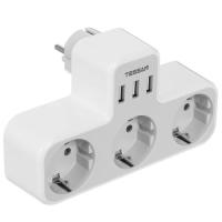 Купить Адаптер питания Tessan TS-323 серый  5366311. Характеристики, отзывы и цены в Донецке