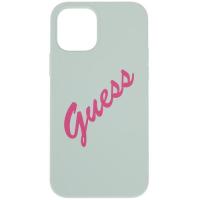 Купить Накладка  GUESS для Apple iPhone 12/ 12 Pro голубой  4866372. Характеристики, отзывы и цены в Донецке
