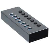 Купить USB-разветвитель ORICO BT2U3-7AB-EU-GY-BP  5471166. Характеристики, отзывы и цены в Донецке