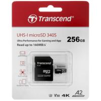 Купить Карта памяти Transcend 340S microSDXC 256 ГБ [TS256GUSD340S]  9145552. Характеристики, отзывы и цены в Донецке
