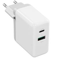 Купить Сетевое зарядное устройство Delta+ ETL-MP45W белый  5480071. Характеристики, отзывы и цены в Донецке