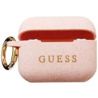 Купить Чехол AirPods Pro Guess GUACAPSILGLLP розовый  1649254. Характеристики, отзывы и цены в Донецке