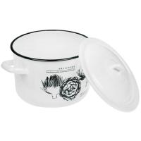 Купить Кастрюля Лысьвенские эмали Артишок С-16141/4 4.3 л 29.5 см  5080481. Характеристики, отзывы и цены в Донецке