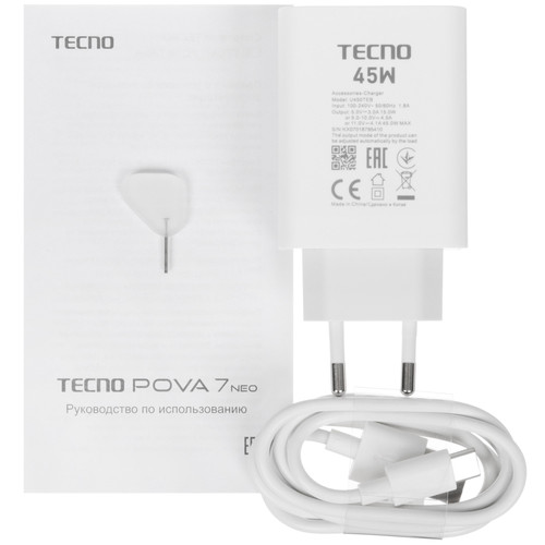 6.78" Смартфон Tecno POVA 7 Neo 256 ГБ серебристый Купить 6.78" Смартфон Tecno POVA 7 Neo 256 ГБ серебристый 5629231. Характеристики, отзывы и цены в Донецке