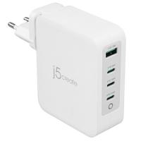 Купить Сетевое зарядное устройство J5 Create JUP43130E белый  9105324. Характеристики, отзывы и цены в Донецке