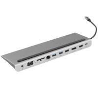 Купить Док-станция Belkin Connect USB-C 11-in-1 Multiport Dock серый  9115853. Характеристики, отзывы и цены в Донецке