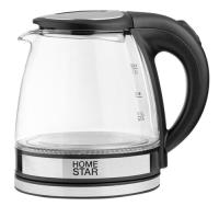 Купить Электрочайник Homestar HS-1052 черный  9062637. Характеристики, отзывы и цены в Донецке