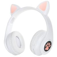 Купить Беспроводные/проводные наушники KENSHI Cat белый 2024  9056022. Характеристики, отзывы и цены в Донецке