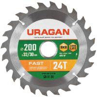 Купить Диск пильный Uragan 36800-200-32-24_z01  9107388. Характеристики, отзывы и цены в Донецке