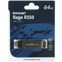 Купить Память OTG USB Flash 64 ГБ Patriot Rage R550 [PE64GR550DSAD]  5607004. Характеристики, отзывы и цены в Донецке