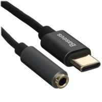 Купить Кабель   Baseus USB Type-C - jack 3.5 мм черный  5488020. Характеристики, отзывы и цены в Донецке