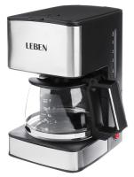 Купить Кофеварка капельная LEBEN 286-027 черный  9937568. Характеристики, отзывы и цены в Донецке