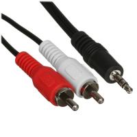 Купить Кабель   Telecom jack 3.5 мм - 2RCA черный  5471381. Характеристики, отзывы и цены в Донецке