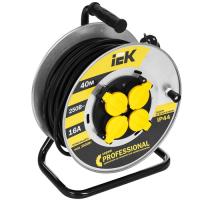 Купить Удлинитель силовой IEK УК40 черный  9110687. Характеристики, отзывы и цены в Донецке