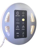 Купить Светодиодная лента Maytoni 24В 2835 17Вт/м 3000К 5м IP 20  9185058. Характеристики, отзывы и цены в Донецке