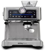 Купить Кофеварка рожковая Korting KCM 1013 SA Bravo серый  9234618. Характеристики, отзывы и цены в Донецке