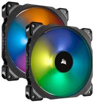 Купить Комплект вентиляторов Corsair ML140 Pro RGB LED [CO-9050078-WW]  1214090. Характеристики, отзывы и цены в Донецке