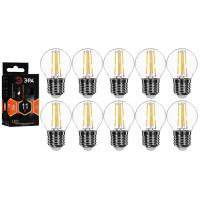 Купить Комплект филаментных ламп ЭРА F-LED P45-11w-827-E27  5615013. Характеристики, отзывы и цены в Донецке