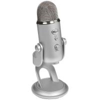 Купить Микрофон Blue Yeti Silver серебристый  5080446. Характеристики, отзывы и цены в Донецке