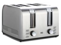 Купить Тостер BQ T2001 серебристый  9048873. Характеристики, отзывы и цены в Донецке
